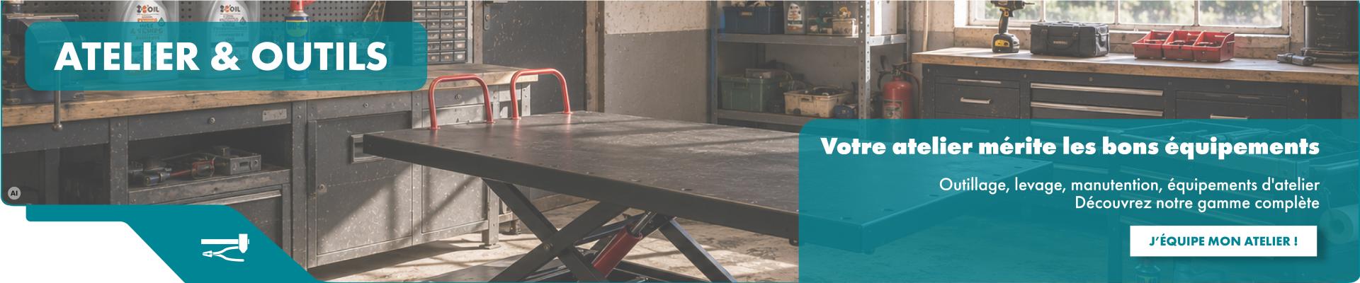 F1 Distribution - J'équipe mon atelier - Atelier & Outils 