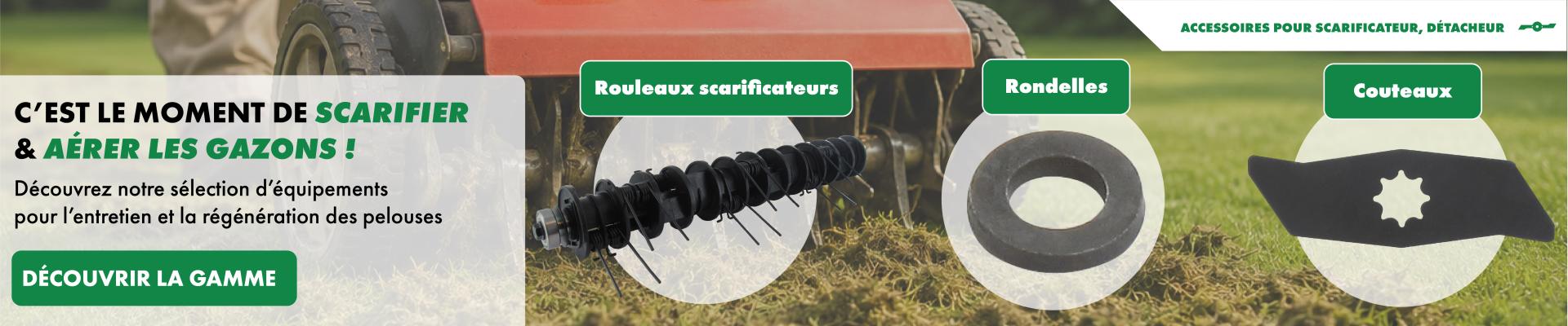 F1 Distribution - C'est le moment de scarifier et aérer les gazons - scarificateurs/ aérateurs