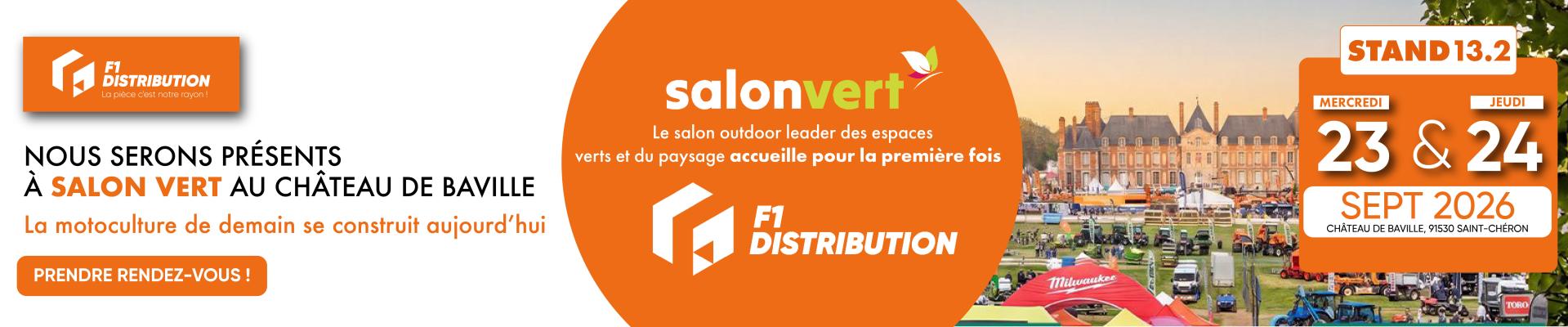 F1 Distribution - présent à Salon Vert - Prendrez Rendez-vous !