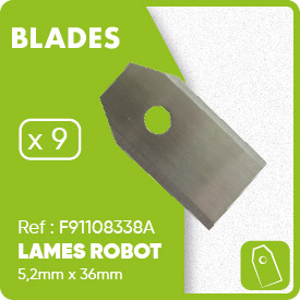visuel produit lames pour robot tondeuse